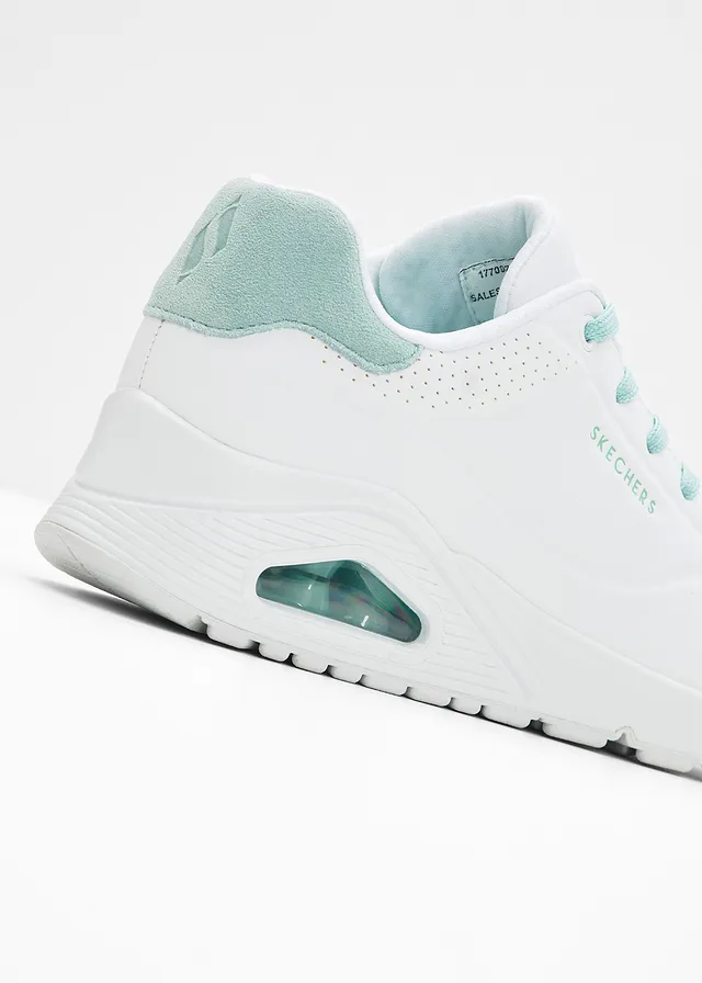 Sneakers Skechers à mémoire de forme • blanc/menthe • product-page.page-title-suffix