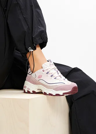 Skechers chunky sneakers met memory foam • roze • bonprix online shop