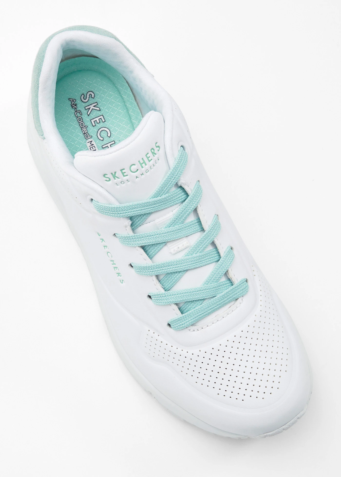 Sneakers Skechers à mémoire de forme • blanc-menthe • Boutique bonprix