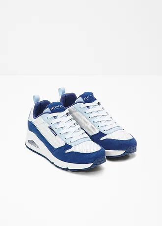 Sneakers Skechers à mémoire de forme • blanc-bleu • Boutique bonprix