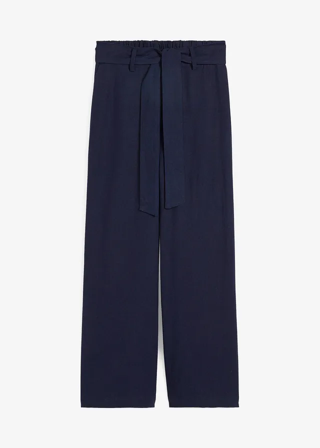 Culotte in een lichte linnenmix