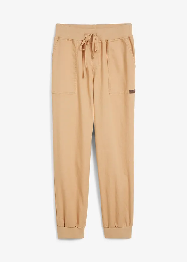 Pantaloni din twill cu bată confortabilă