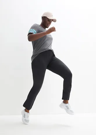 Sportshirt (set van 2), Kleur: antraciet gemêleerd+petrol gemêleerd