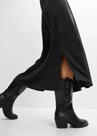 Jersey jurk van een zachte modalmix • zwart • bonprix online shop