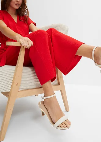 Overal s krátkým rukávem • sytě červená • bonprix obchod