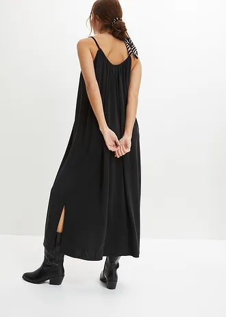 Jersey jurk van een zachte modalmix • zwart • bonprix online shop