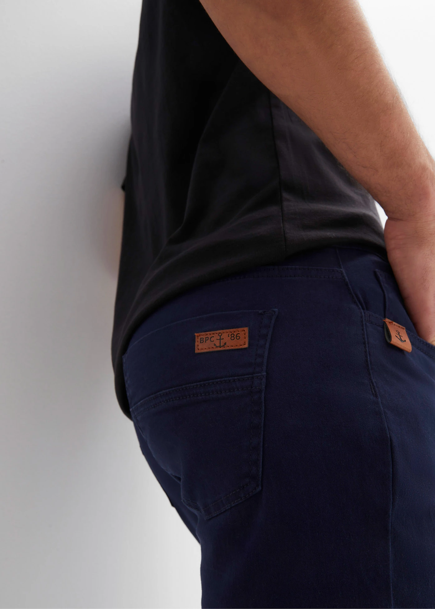 Regular Fit sztreccsnadrág, Straight • sötétkék • bonprix áruház