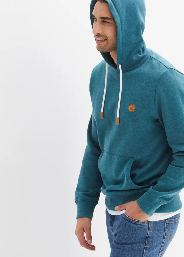 Sweat à capuche • vert foncé chiné • product-page.page-title-suffix