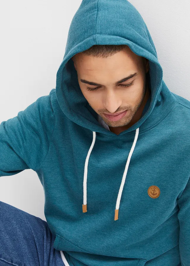 Sweat à capuche • vert foncé chiné • product-page.page-title-suffix