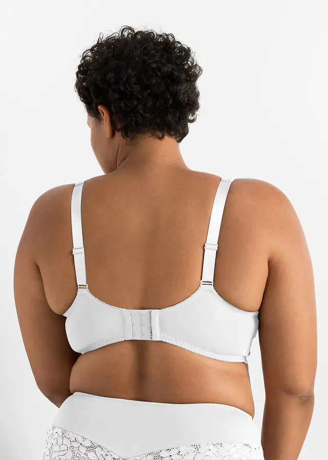 Soutien-gorge à coques et bretelles rembourrées, Couleur: blanc