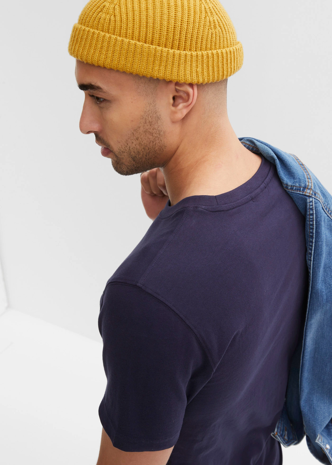 Tričko Slim Fit, z čistej bavlny • tmavomodrá potlačená • obchod bonprix