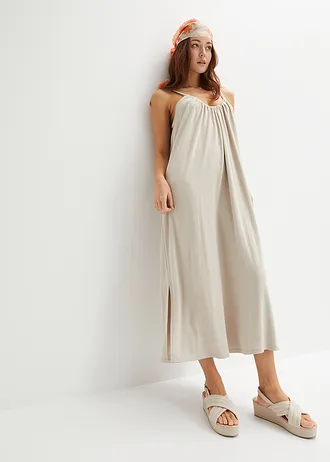 Jersey jurk van een zachte modalmix • steengrijs • bonprix online shop