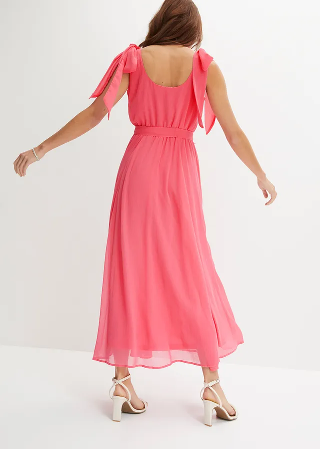 Robe en mousseline nouée sur les épaules • fuchsia • product-page.page-title-suffix