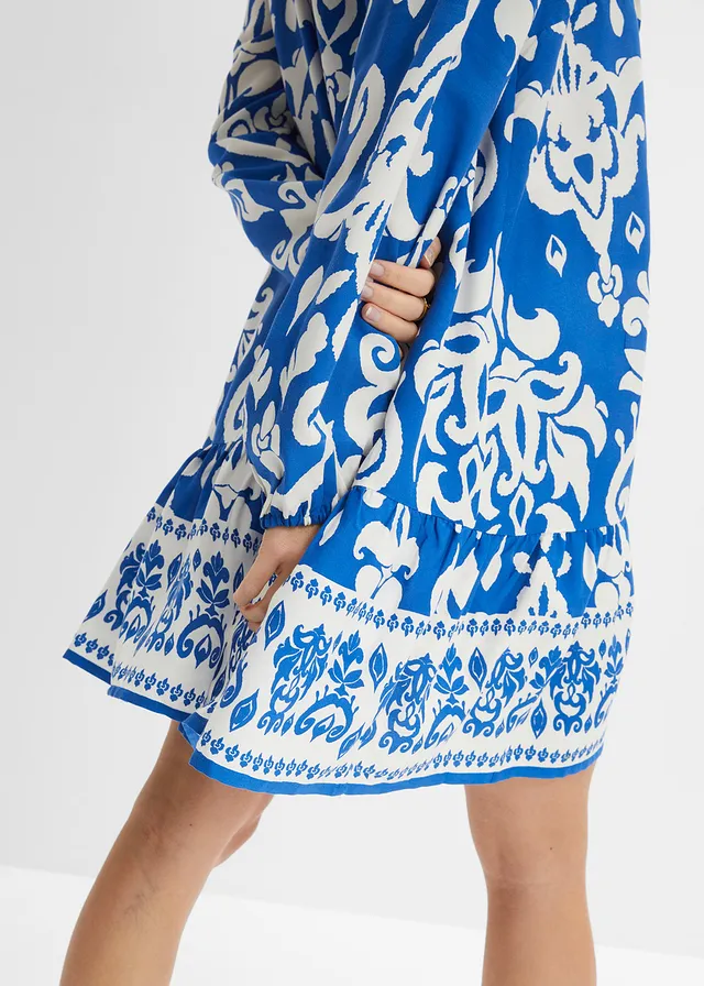 Tuniekjurk • azuurblauw-wit • product-page.page-title-suffix