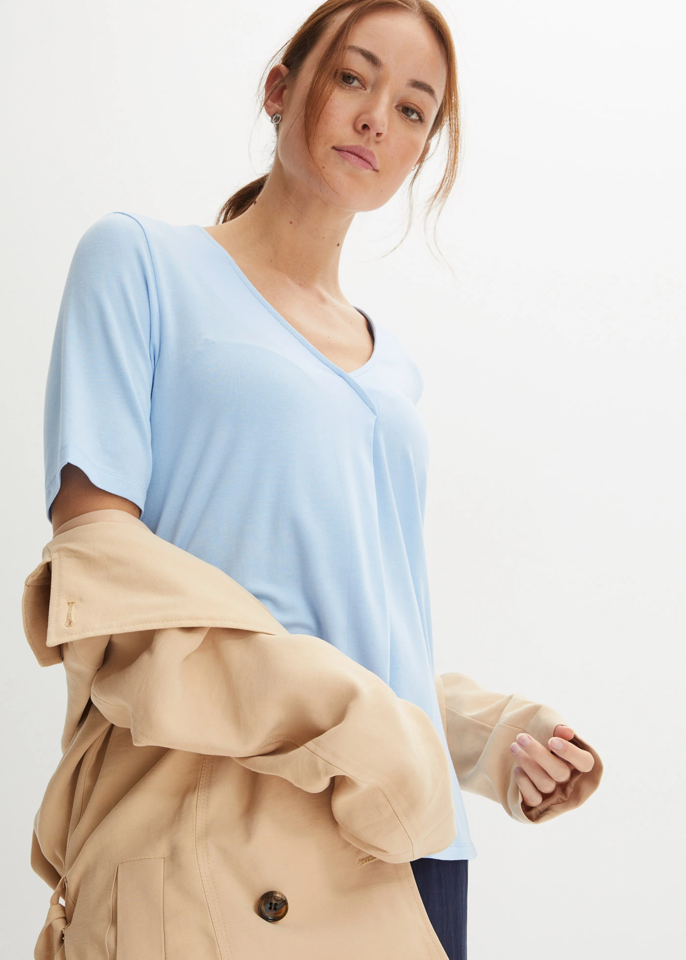 T-shirt • lichtblauw • bonprix online shop