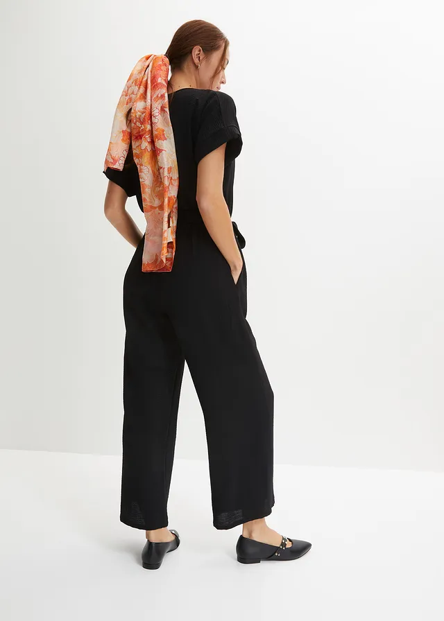 Combinaison manches courtes, Couleur: noir
