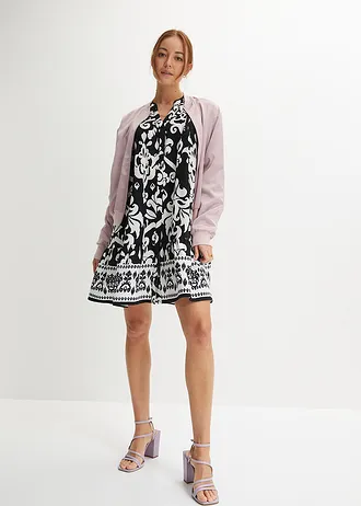 Robe-tunique • noir/blanc • Boutique bonprix