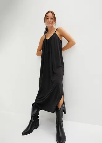 Jersey jurk van een zachte modalmix • zwart • bonprix online shop