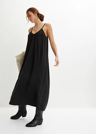 Jersey jurk van een zachte modalmix • zwart • bonprix online shop