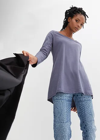 Longsleeve van puur katoen • indigo • bonprix online shop