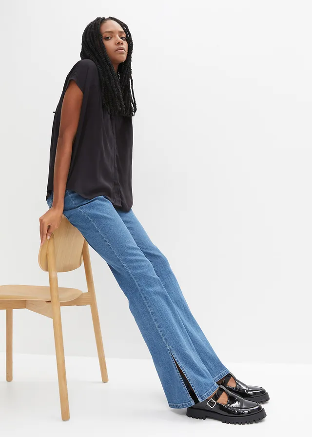 Blouse manches courtes oversized • noir • product-page.page-title-suffix