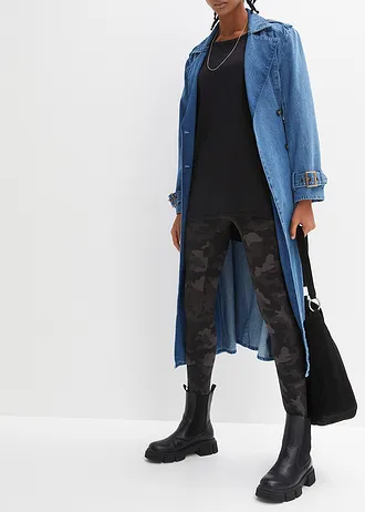 Colanți (set/2 buc.) • negru camuflaj + negru • magazin bonprix