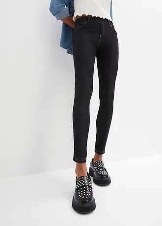 Farmer hatású legging, szín: fekete kőmosott