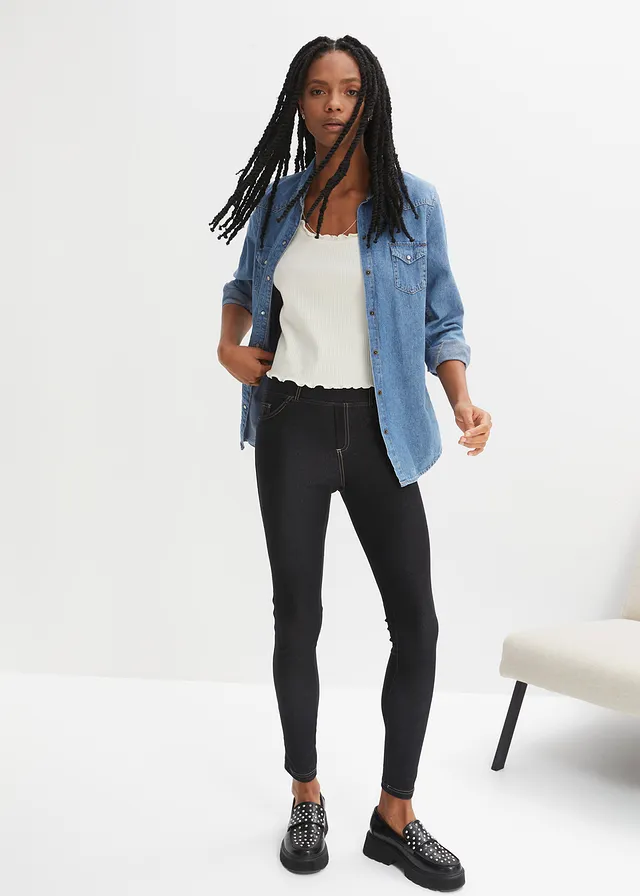 Legging in jeanslook • black stone • product-page.page-title-suffix