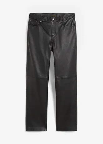 Pantalon en cuir d’agneau nappa