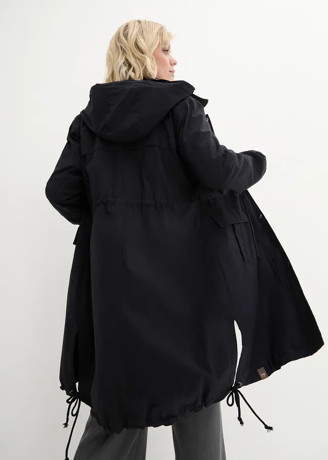 Parka-trench avec grandes poches • noir • product-page.page-title-suffix