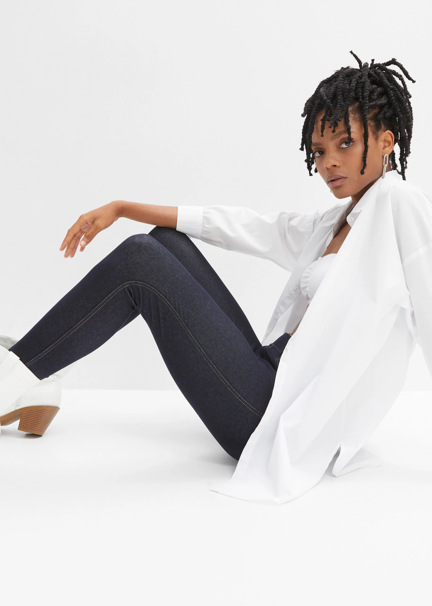 Legging in jeanslook • blue stone • bonprix online shop