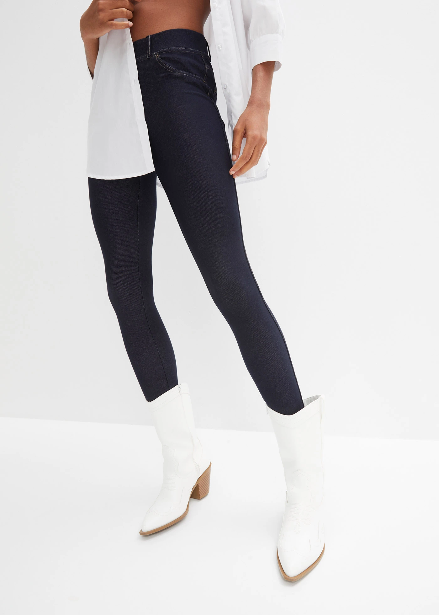 Legging in jeanslook • blue stone • bonprix online shop
