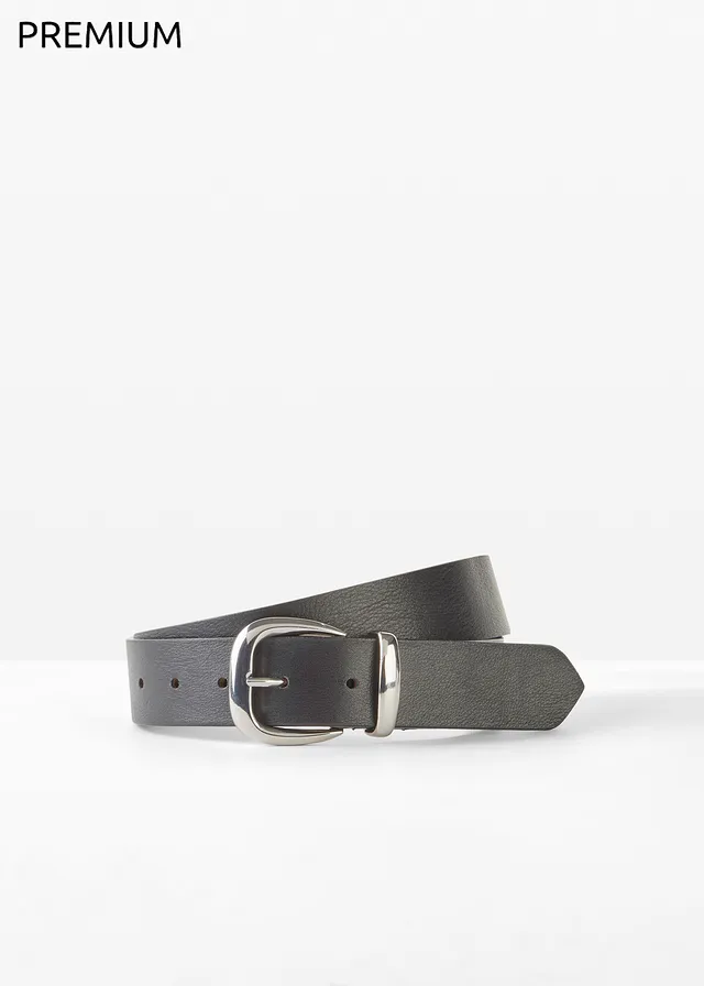 Ceinture en cuir, Couleur: noir