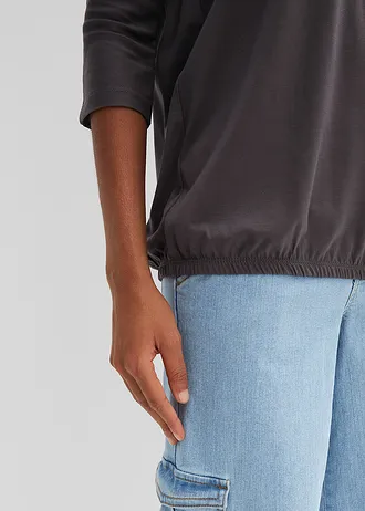 Bő szabású póló viszkóz-keverékből • palaszürke • bonprix áruház