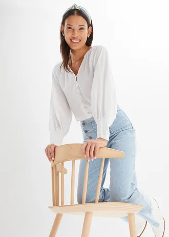 Blouse • wit • bonprix online shop