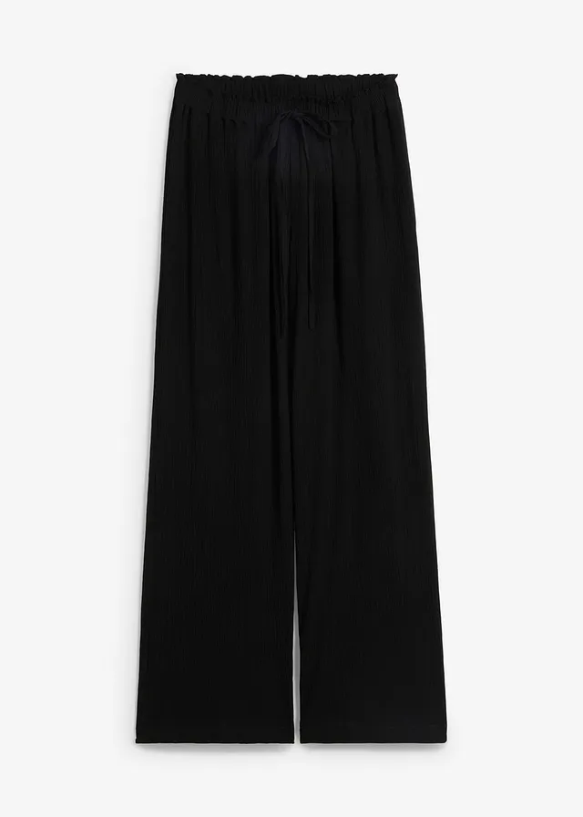 Pantaloni palazzo din viscoză 100%