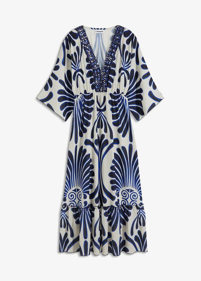 Rochie maxi din viscoză fluidă