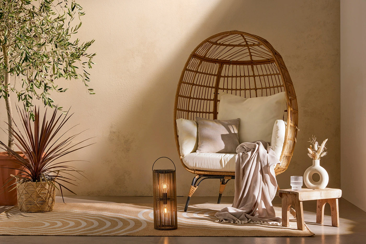 Lampe déco solaire • marron • Boutique bonprix