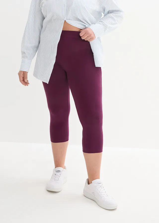 Legging corsaire à taille extensible, Couleur: sureau