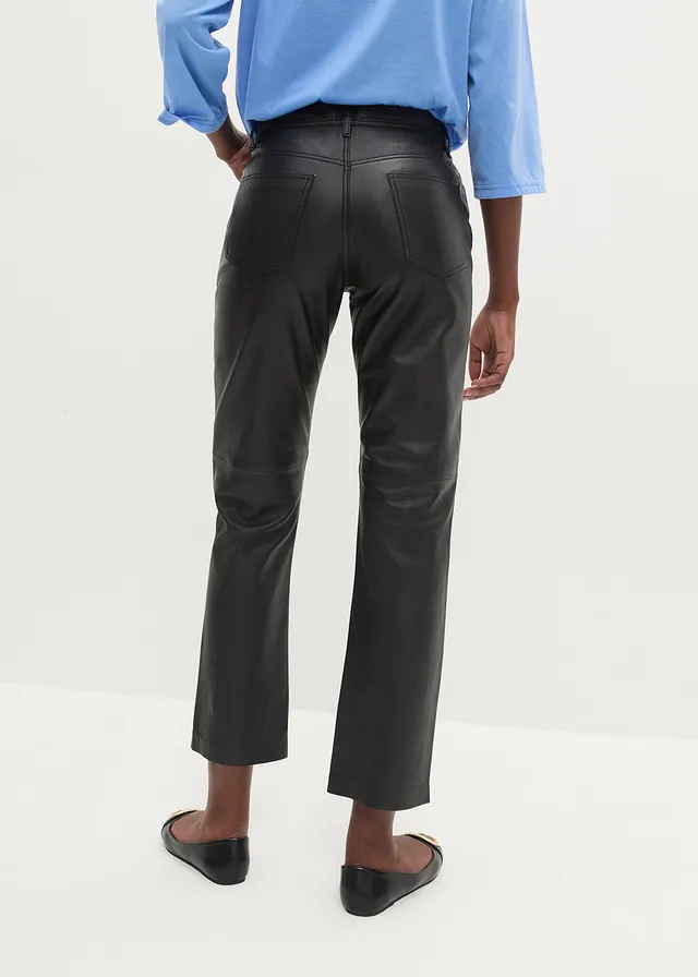 Pantalon en cuir d’agneau nappa • noir • product-page.page-title-suffix