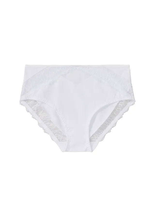 Maxislip met sierlijk kant