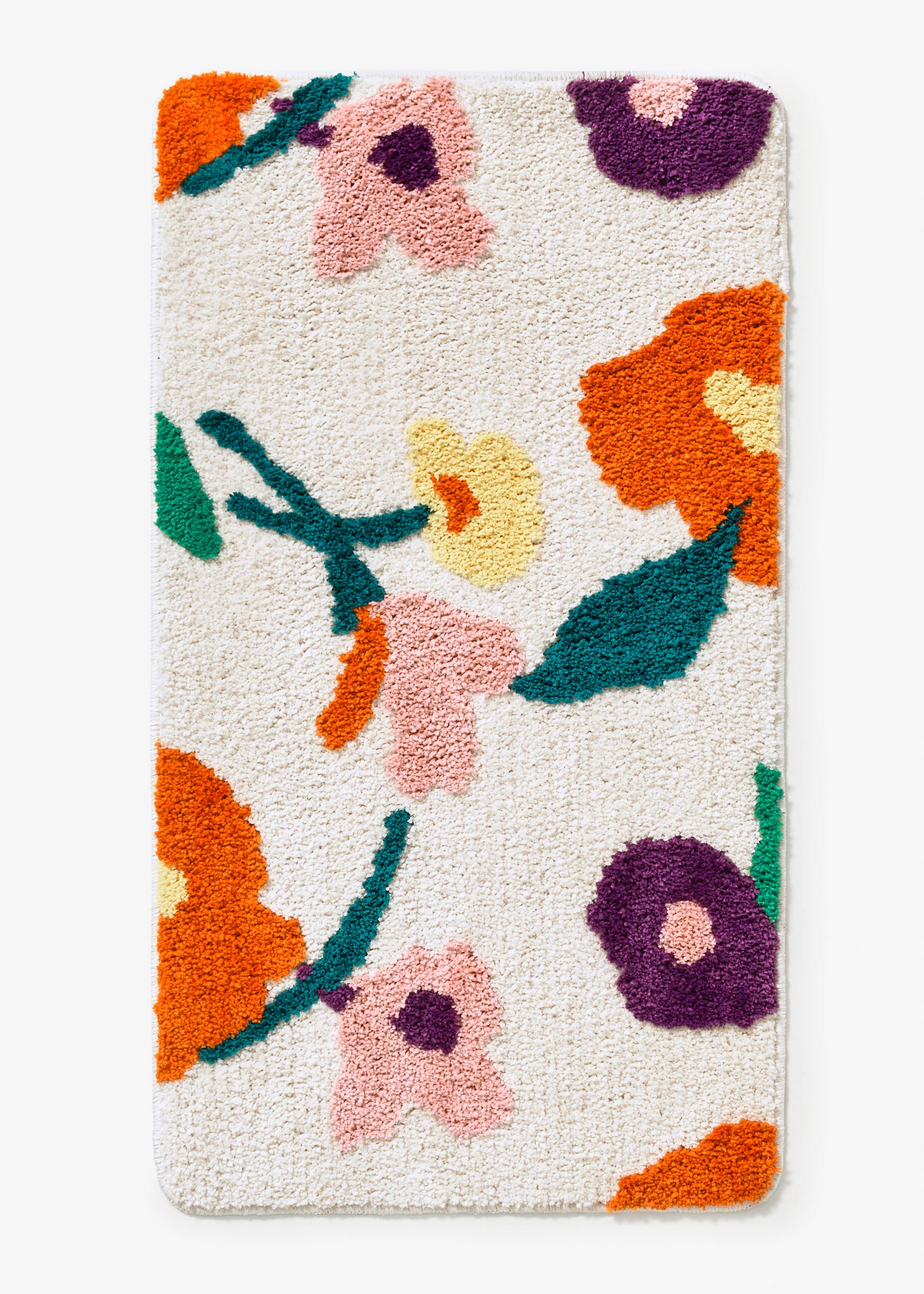 Tuftovaná koupelnová předložka s barevným květinovým vzorem • více barev • bonprix obchod