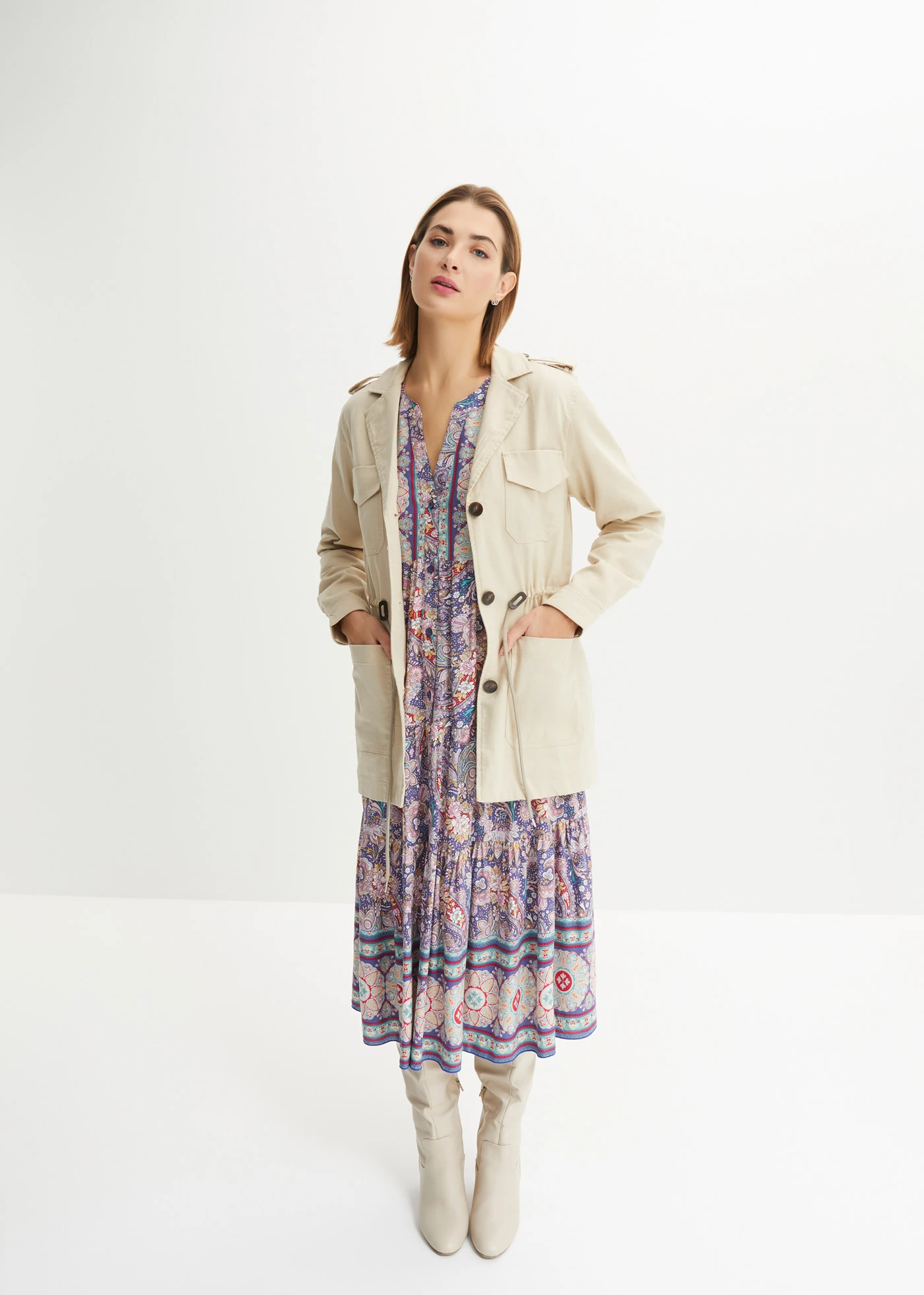 Utility jas • lichtsand • bonprix online shop