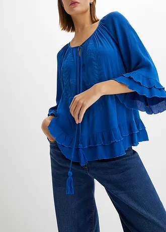 Tuniek van zachte viscose • arctisch blauw • bonprix online shop
