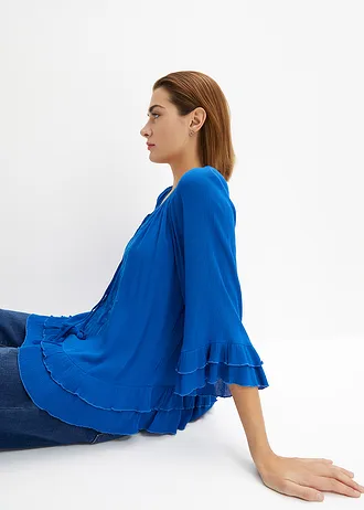 Tuniek van zachte viscose • arctisch blauw • bonprix online shop