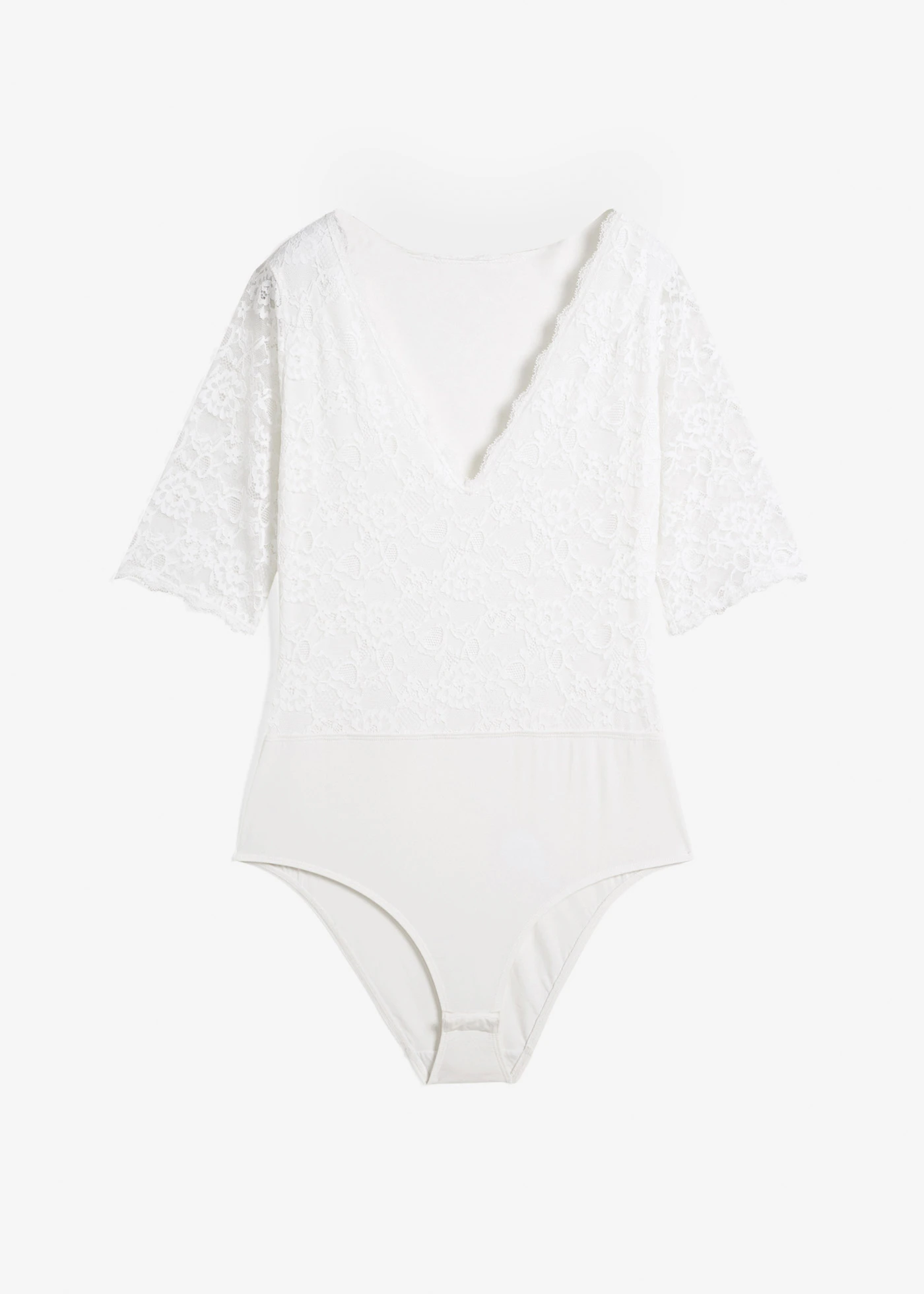 Kanten body • wolwit • bonprix online shop