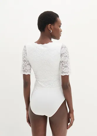 Kanten body • wolwit • bonprix online shop