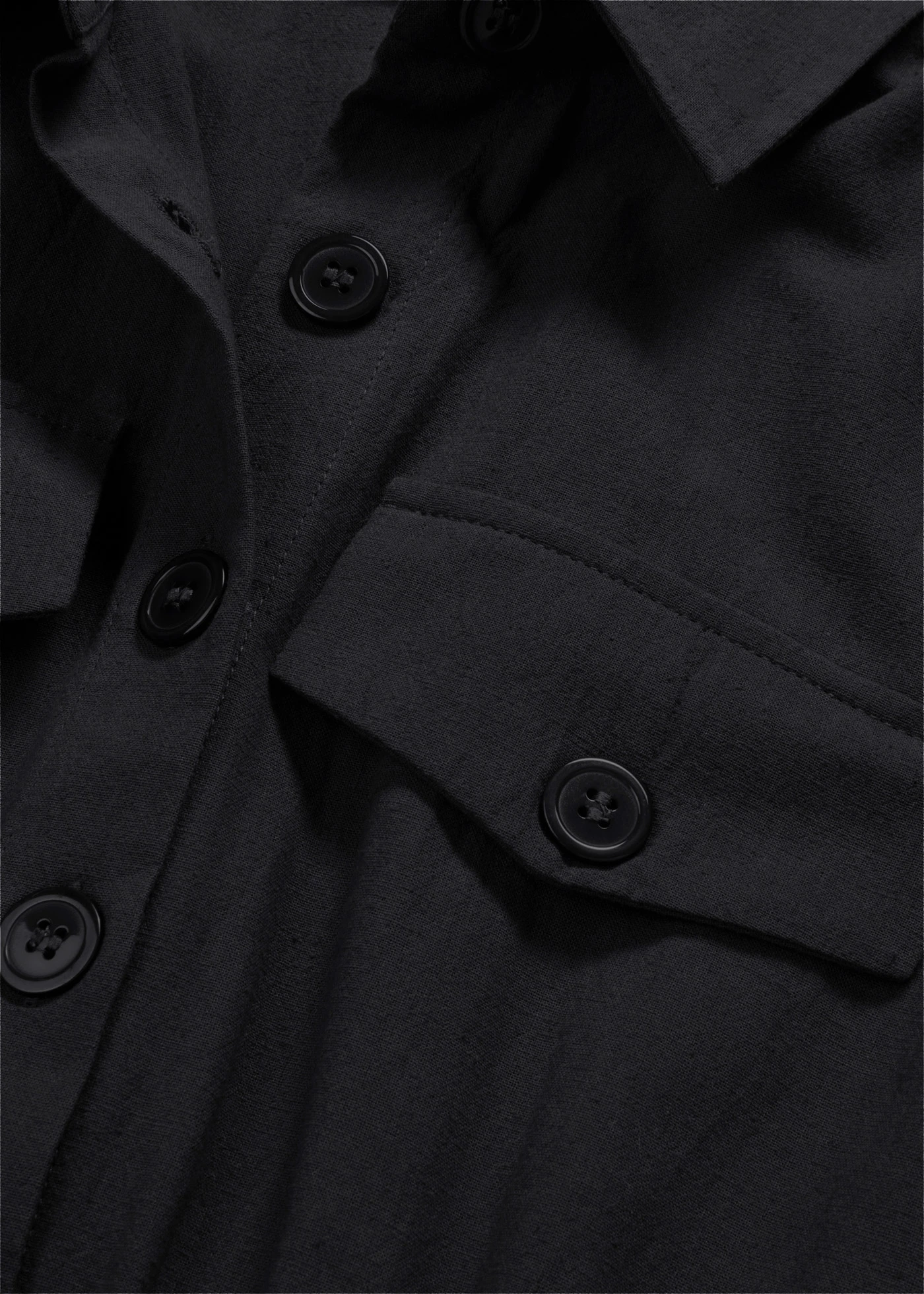 Midi jurk van puur katoen • zwart • product-page.page-title-suffix