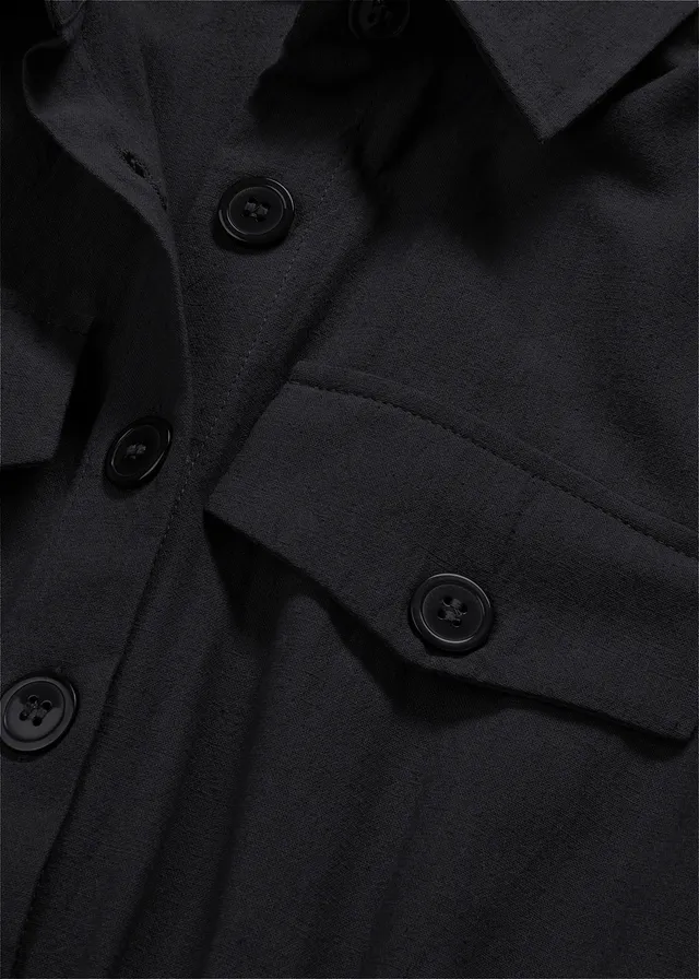 Robe midi 100% coton • noir • product-page.page-title-suffix