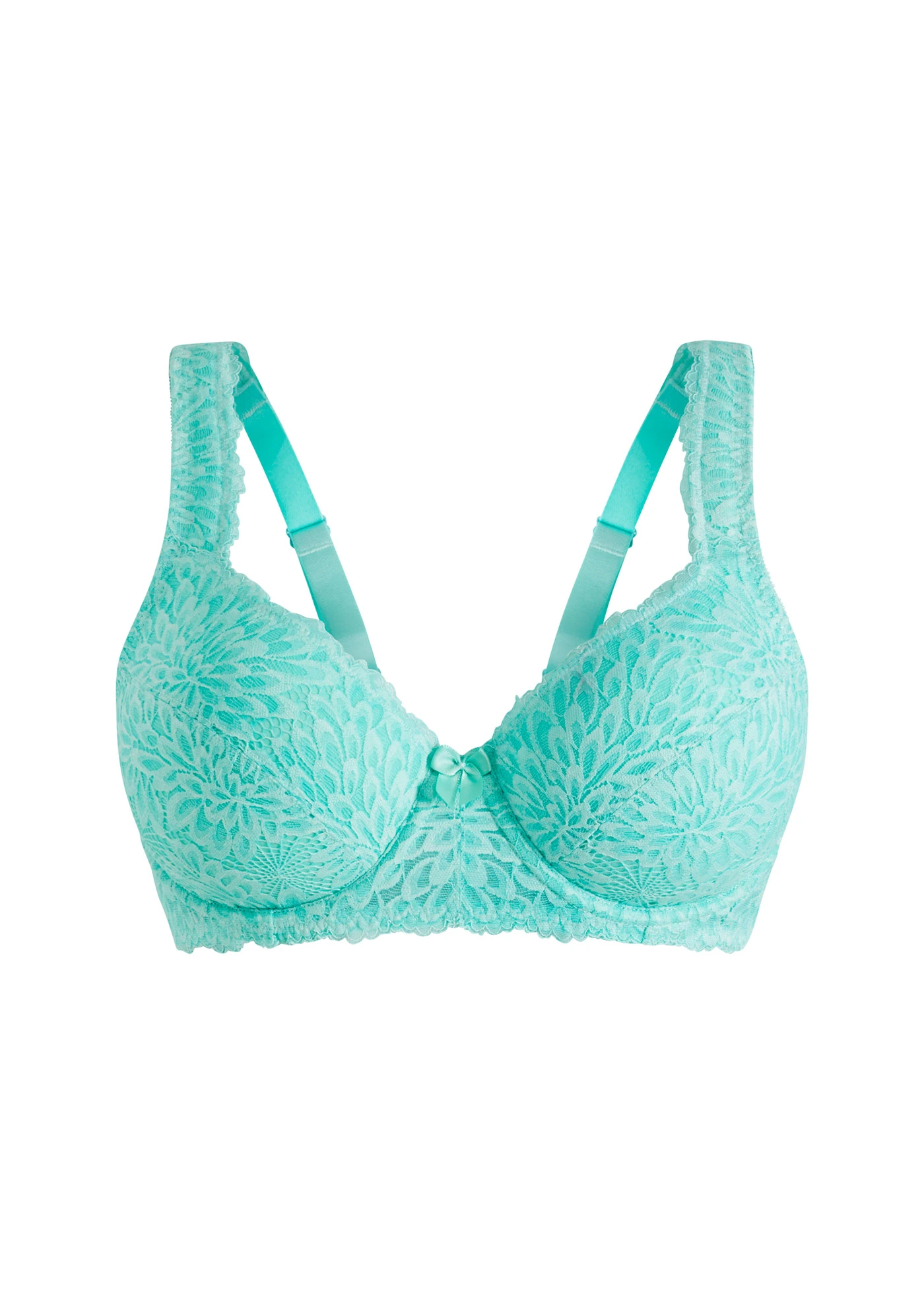 Sutien cu cupe și bretele căptușite • verde acvamarin • magazin bonprix